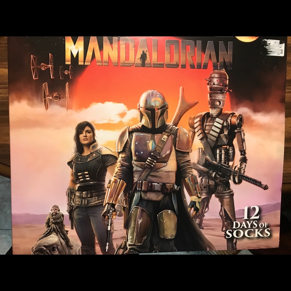 Mandalorian 12 days of socks NWT men’s size 6-12
